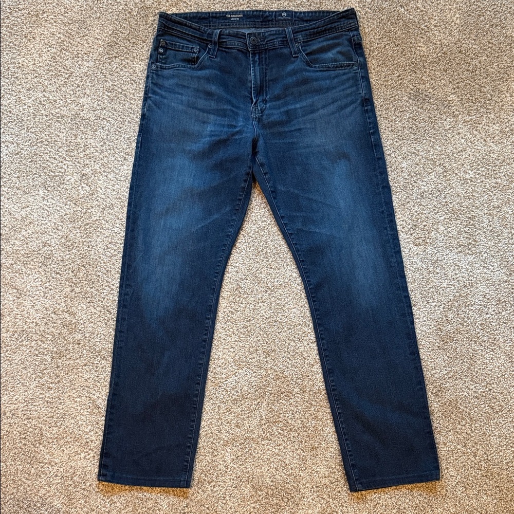 AG Adriano Goldschmied Dark Blue Tailored Leg, The Graduate